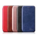 For Samsung Galaxy S22 5G Retro Texture Magnetic Leather Case(Red)
