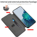 For Samsung Galaxy S22 5G Retro Texture Magnetic Leather Case(Black)