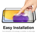 2 PCS For Samsung Galaxy A73 ENKAY 0.26mm 9H Tempered Glass Full Film