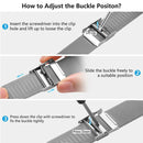 For Samsung Galaxy Watch 4 40mm / 44mm Milan Metal Steel Mesh Buckle Watch Band(Black)