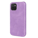 Ring Holder PU Phone Case For Samsung Galaxy A03 164mm(Purple)