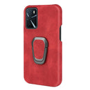 Ring Holder PU Phone Case For OPPO A16 / A16S / A54S(Red)