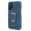 Ring Holder PU Phone Case For OPPO A16 / A16S / A54S(Blue)