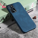Ring Holder PU Phone Case For OPPO A16 / A16S / A54S(Blue)