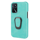 Ring Holder PU Phone Case For OPPO A16 / A16S / A54S(Mint Green)