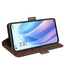For OPPO Reno7 5G / Find X5 Lite Dual-side Magnetic Flip Leather Case(Brown)