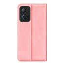 For OPPO Reno 7 5G Retro-skin Magnetic Suction Leather Phone Case(Pink)
