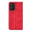 For OPPO Reno 7 5G Retro-skin Magnetic Suction Leather Phone Case(Red)