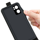 For OPPO Reno7 5G / Find X5 Lite R64 Texture Vertical Flip Leather Phone Case(Black)