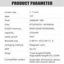Y22 1.7inch IP67 Color Screen Smart Watch(Black)