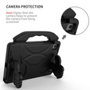 For Samsung Galaxy Tab A8 10.5 2021 X200 / X205 Thumb Bracket EVA Shockproof Tablet Case(Black)
