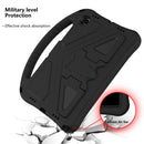 For Samsung Galaxy Tab A8 10.5 2021 X200 / X205 EVA Shockproof Tablet Case with Holder(Black)