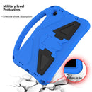 For Samsung Galaxy Tab A8 10.5 2021 X200 / X205 EVA Shockproof Tablet Case with Holder(Blue)