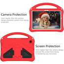 For Samsung Galaxy Tab A8 10.5 2021 X200 / X205 EVA Shockproof Tablet Case with Holder(Red)