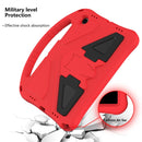 For Samsung Galaxy Tab A8 10.5 2021 X200 / X205 EVA Shockproof Tablet Case with Holder(Red)