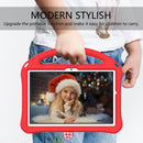 For Samsung Galaxy Tab A8 10.5 2021 X200 / X205 EVA Shockproof Tablet Case with Holder(Red)