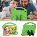 For Samsung Galaxy Tab A8 10.5 2021 X200 / X205 EVA Shockproof Tablet Case with Holder(Green)