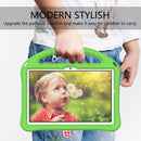 For Samsung Galaxy Tab A8 10.5 2021 X200 / X205 EVA Shockproof Tablet Case with Holder(Green)