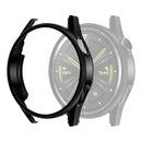 Tempered Glass Film Oil Spray Matte PC Case For Huawei GT3 42mm(Black)
