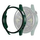 Tempered Glass Film Oil Spray Matte PC Case For Huawei GT3 42mm(Green)