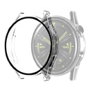 Tempered Glass Film Oil Spray Matte PC Case For Huawei GT3 42mm(Transparent)