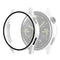 Tempered Glass Film Oil Spray Matte PC Case For Huawei GT3 46mm(White)