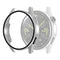 Tempered Glass Film Oil Spray Matte PC Case For Huawei GT3 46mm(Silver)