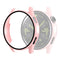 Tempered Glass Film Oil Spray Matte PC Case For Huawei GT3 46mm(Cherry Powder)
