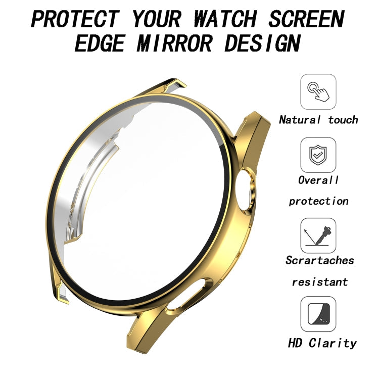 For Huawei GT3 42mm Electroplated Shockproof TPU Soft Case(Black)