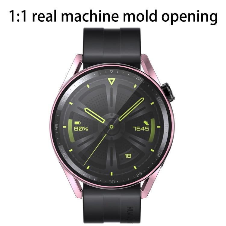For Huawei GT3 42mm Electroplated Shockproof TPU Soft Case(Black)