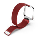 For Xiaomi Redmi Watch 2 Stainless Steel Watch Band with Watch Frame(Red)