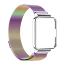 For Xiaomi Redmi Watch 2 Stainless Steel Watch Band with Watch Frame(Colorful + Silver)