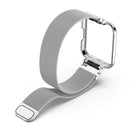 For Xiaomi Redmi Watch 2 Stainless Steel Watch Band with Watch Frame(Silver)