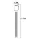 For Xiaomi Redmi Watch 2 Stainless Steel Watch Band with Watch Frame(Colorful + Silver)