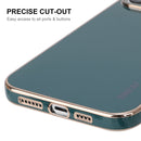ENKAY Plated Gold Edge TPU Case for iPhone 13 Pro(Black)