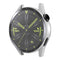 For Huawei Watch GT 3 46mm ENKAY Matte PC Frame + Tempered Glass Protector Case With Scale(Silver)