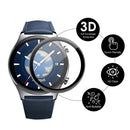 5 PCS For Honor Watch GS 3 ENKAY Full Coverage Soft Curved PC Edge + PMMA HD Protector Film