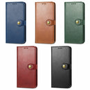 For Xiaomi 12 Solid Color Leather Buckle Phone Case(Brown)