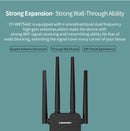 Comfast WiFi Range Extender 1200Mbps Mini WiFi Repeater 2.4GHz/5.8GHz Dual Band