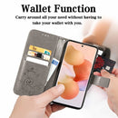 For Xiaomi 12 Four-leaf Clasp Embossed Leather Phone Case(Purple)