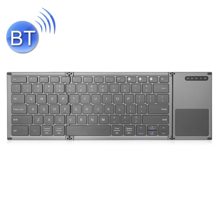 B066S Multi-function Ultra-thin Mini Wireless Three Fold Bluetooth Keyboard