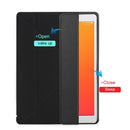 Multi-folding TPU Back Flip Leather Smart Tablet Case for iPad Pro 12.9 inch 2015 / 2017(Rose Gold)