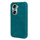 For Honor 60 Ring Holder PU Phone Case(Cyan)