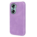 For Honor 60 Ring Holder PU Phone Case(Purple)