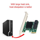 PCI Express 4 Port PCI-E X1/X4/X8/X16 Converter PCIE to SATA Expansion Adapter