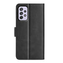 For Samsung Galaxy A73 5G Dual-side Magnetic Buckle Leather Case(Black)