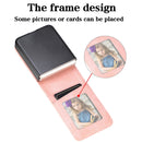 For Huawei P50 Pocket Wallet Card Folding Phone Case(Pink)