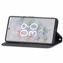 For Google Pixel 6a Retro Skin Feel Magnetic Horizontal Flip Leather Phone Case(Black)