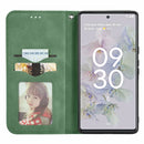 For Google Pixel 6a Retro Skin Feel Magnetic Horizontal Flip Leather Phone Case(Green)