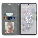 For Google Pixel 6a Retro Skin Feel Magnetic Horizontal Flip Leather Phone Case(Grey)